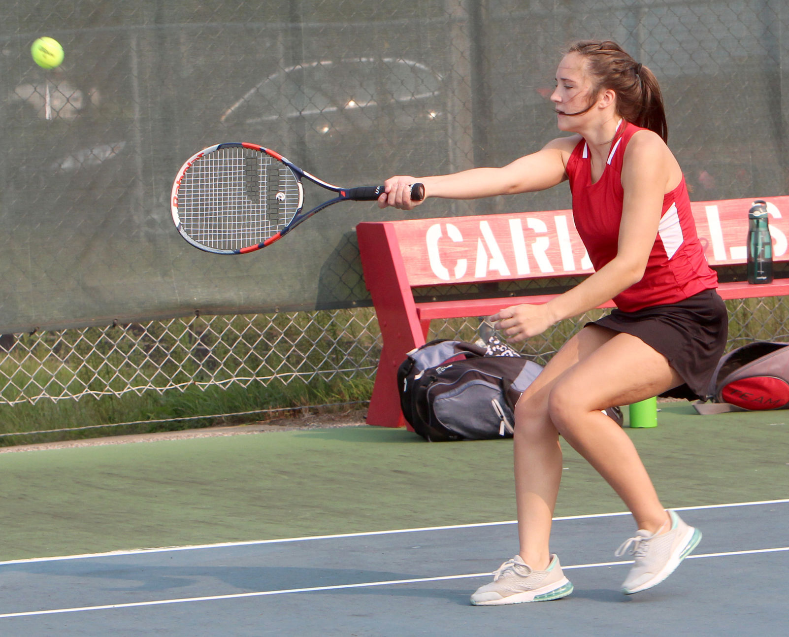 Menomonie at Chippewa Falls girls tennis 9-15-20